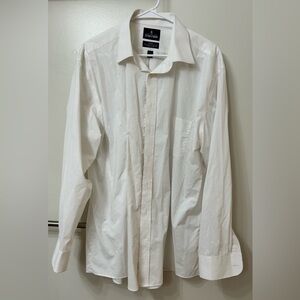 Men’s Stafford off-white dress shirt